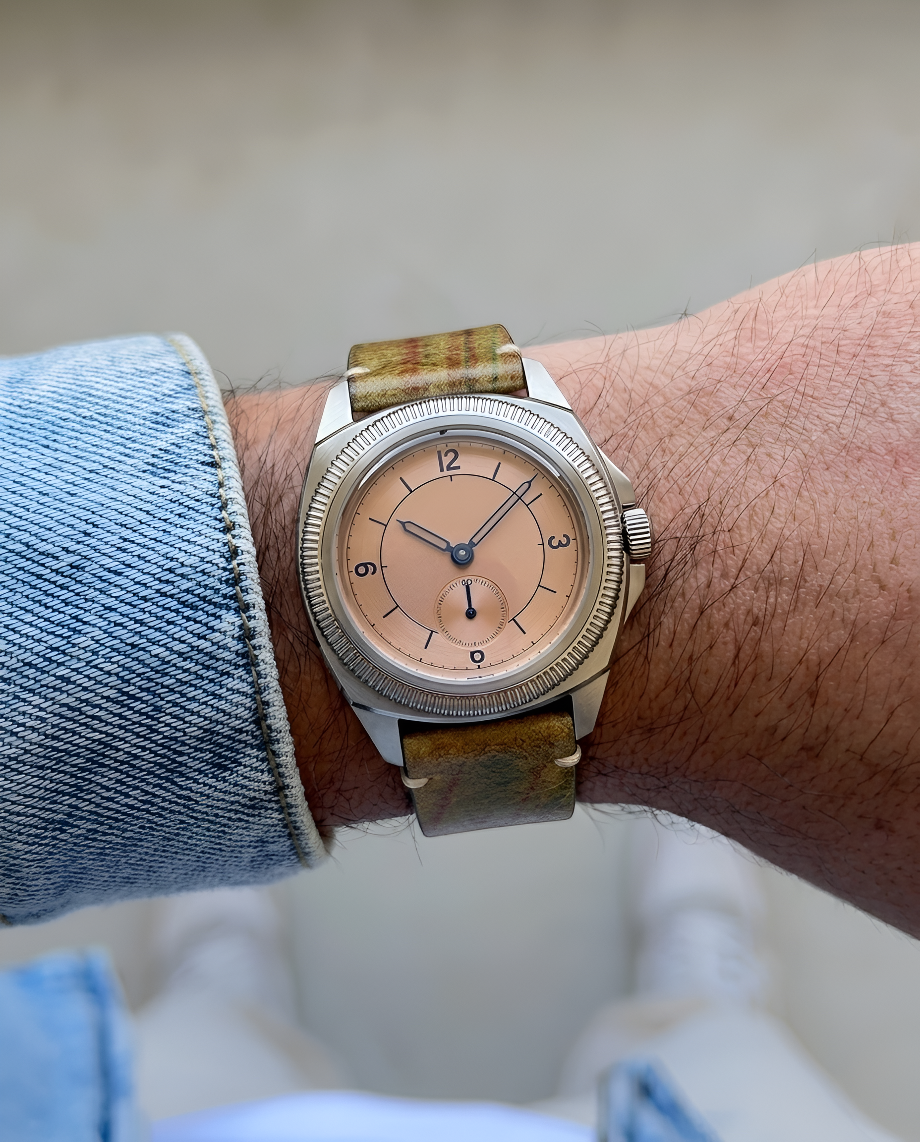 The Beige Slate Sector Automatic Mechanical